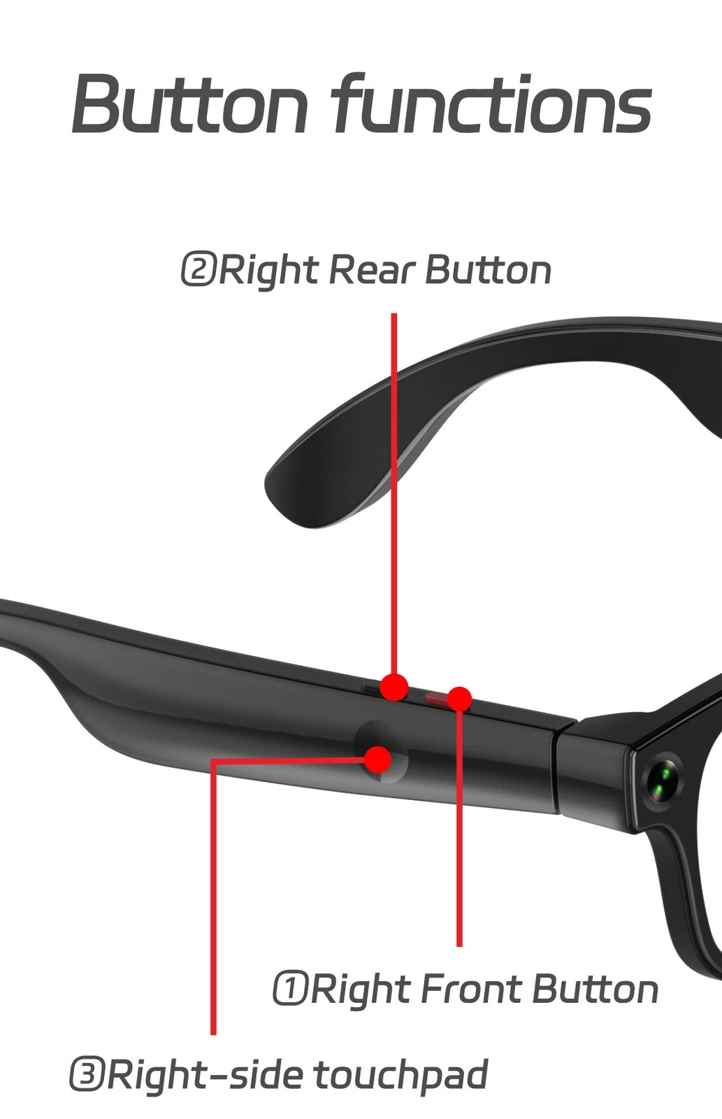AIMB S2 Smart Glasses - الصورة 3
